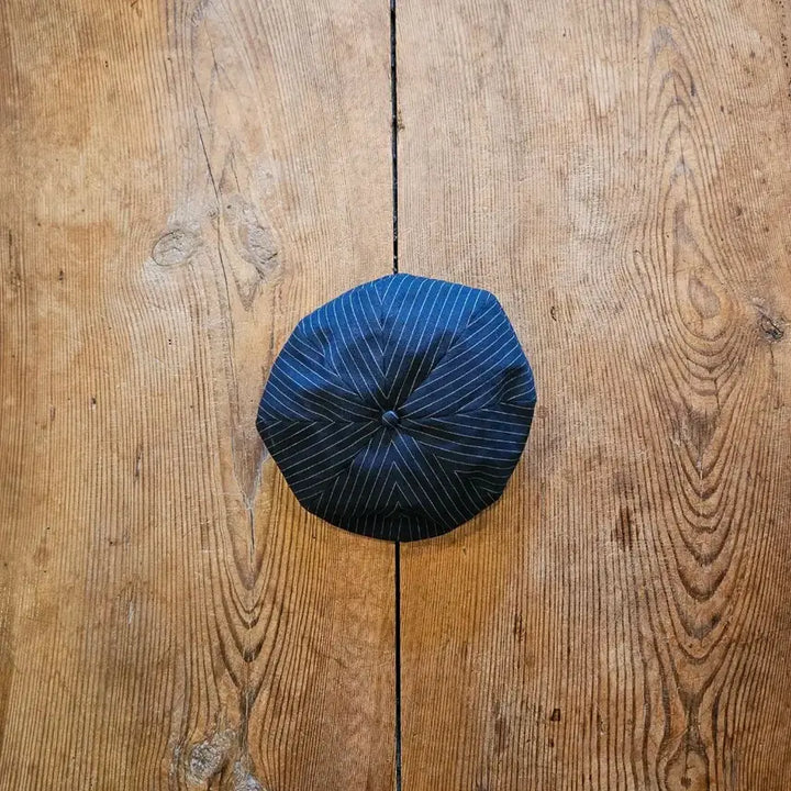 [BUNJANG] RRL Pinstripe Newsboy Cap / 더블알엘 핀스트라이프 뉴스보이캡