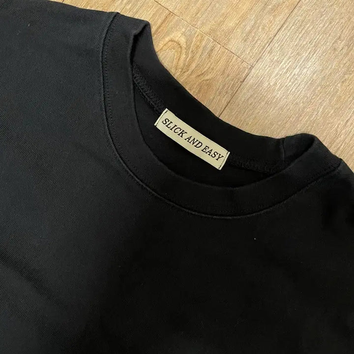 [BUNJANG] Slick and Easy Long Sleeve T-Shirt Black 3 / 슬릭앤이지 롱슬리브 티셔츠 블랙 3사이즈