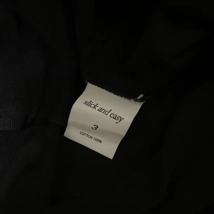[BUNJANG] Slick and Easy Long Sleeve T-Shirt Black 3 / 슬릭앤이지 롱슬리브 티셔츠 블랙 3사이즈