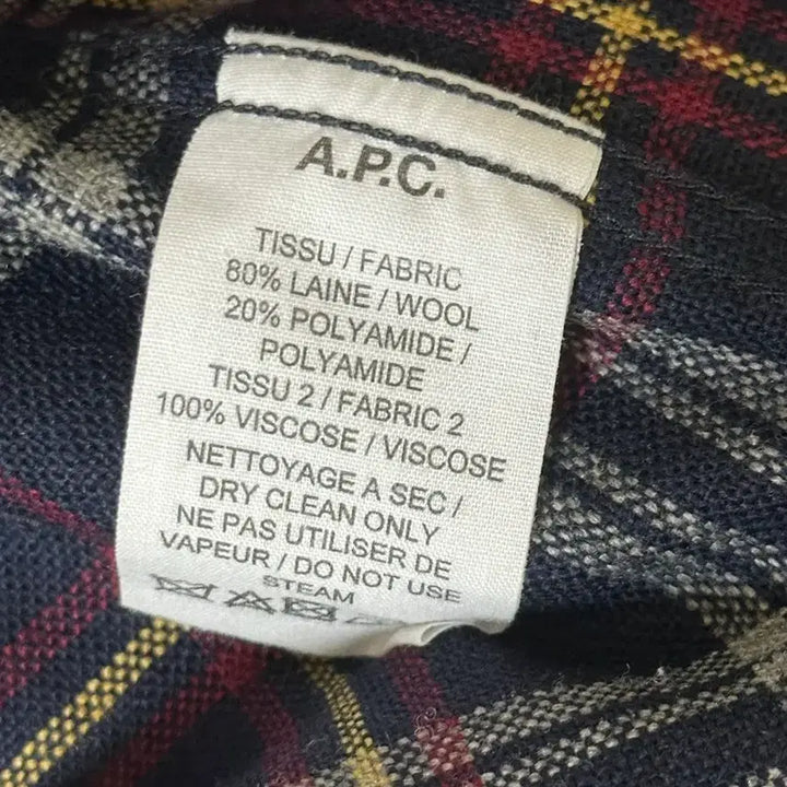 [BUNJANG] A.P.C. Check Shirt / A.P.C. 체크 셔츠 S