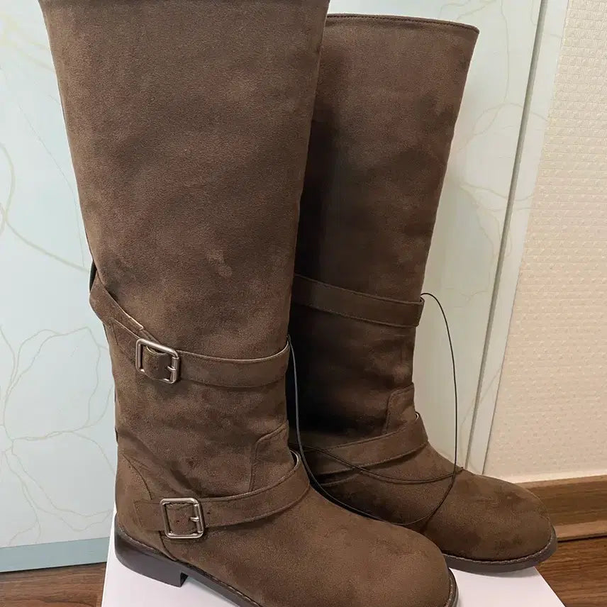 [BUNJANG] 8 Seconds Suede Long Boots / (새상품) 에잇세컨즈 스웨이드 롱부츠