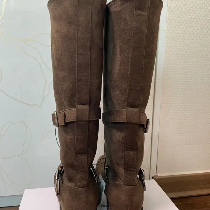 [BUNJANG] 8 Seconds Suede Long Boots / (새상품) 에잇세컨즈 스웨이드 롱부츠