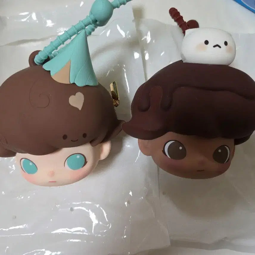 [BUNJANG] Popmart Dimoo Dugeun Dugeun Coffee Series Earphone Case and Keychain Bundle / 팝마트 디무 두근두근 커피 시리즈 이어폰 케이스 키링 /2종 일괄