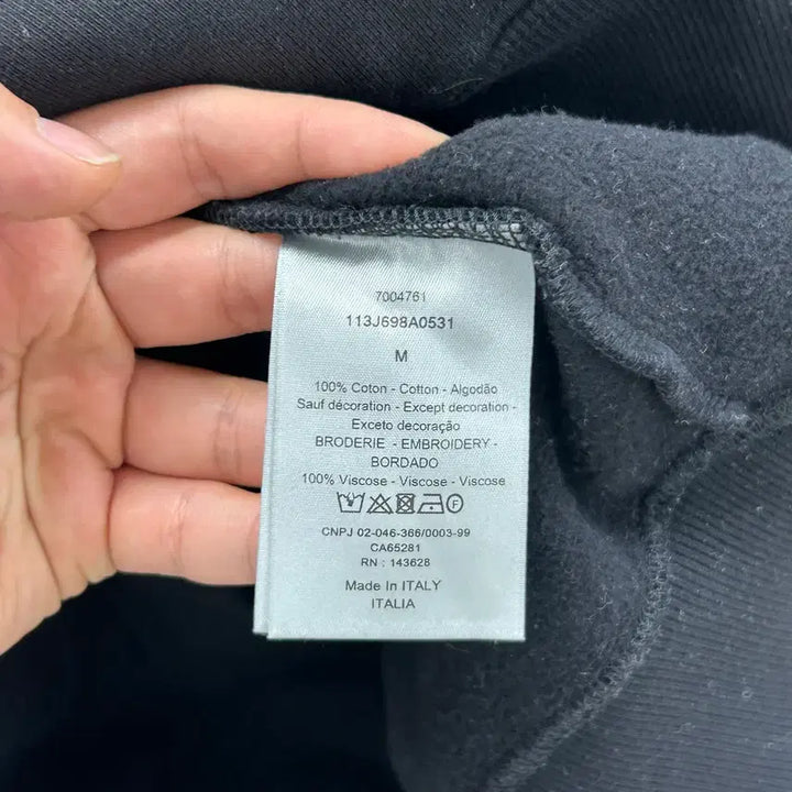 [SOLD OUT] {M Size} 디올 CD로고 후드티 블랙