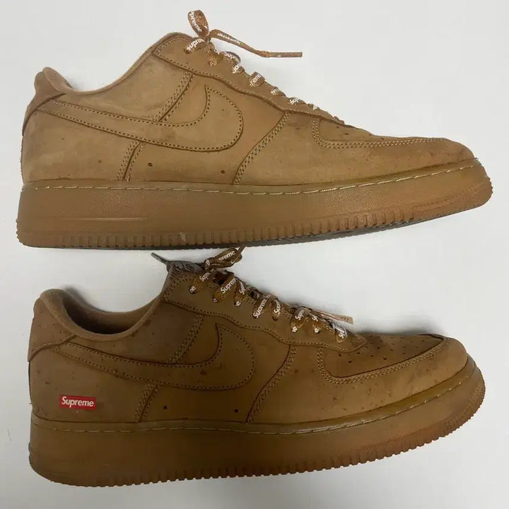 [BUNJANG] Supreme Nike Air Force 1 'Flax' Sneakers / [슈프림]슈프림 된장포스 US11(290)판매