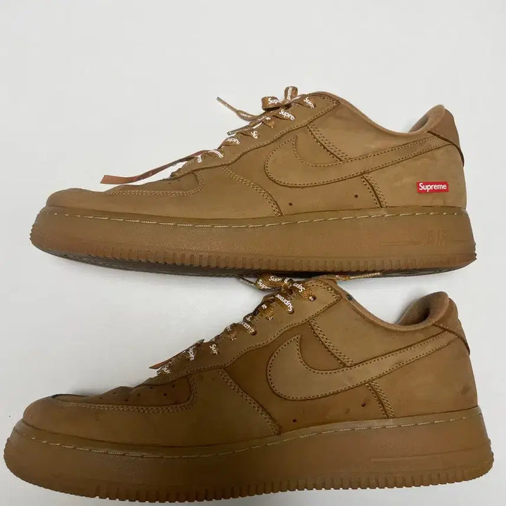 [BUNJANG] Supreme Nike Air Force 1 'Flax' Sneakers / [슈프림]슈프림 된장포스 US11(290)판매