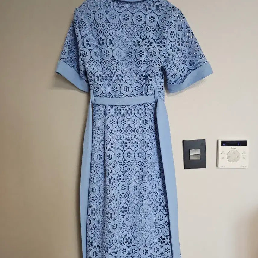 [BUNJANG] Maje Lace Short Sleeve Dress / 마쥬 레이스 반팔 원피스 1사이즈