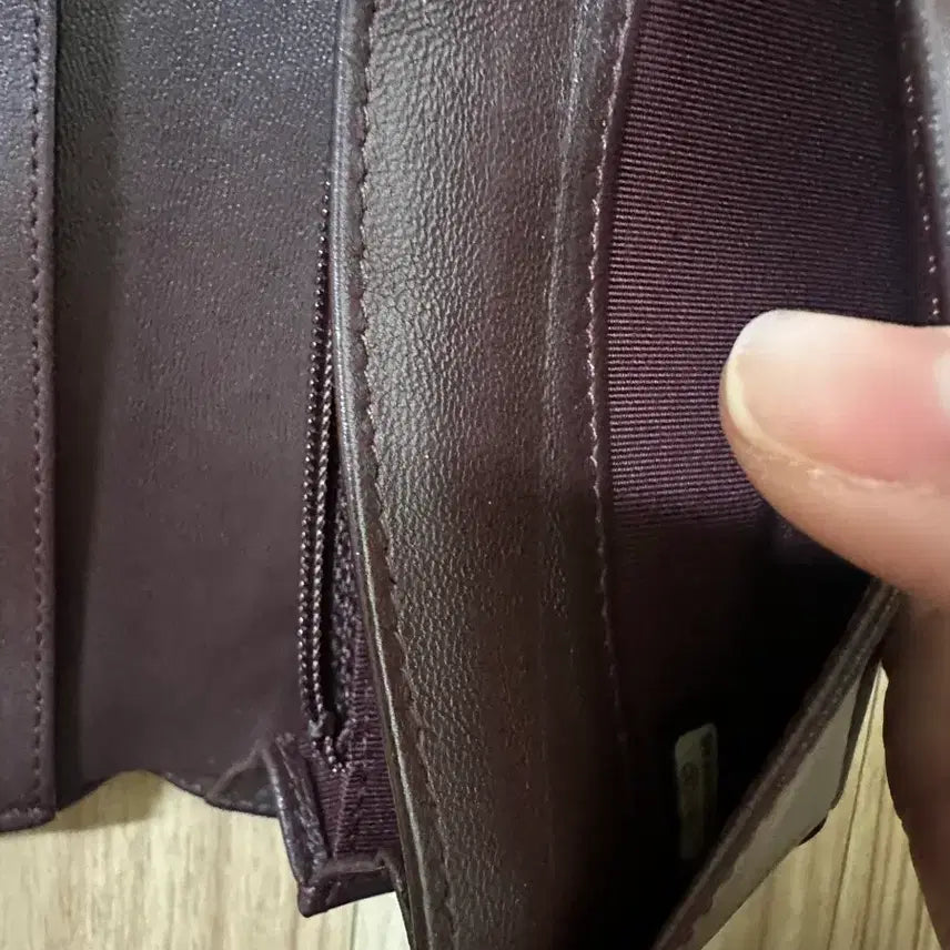 [BUNJANG] Chanel Lambskin Quilted Long Wallet Black / 샤넬장지갑