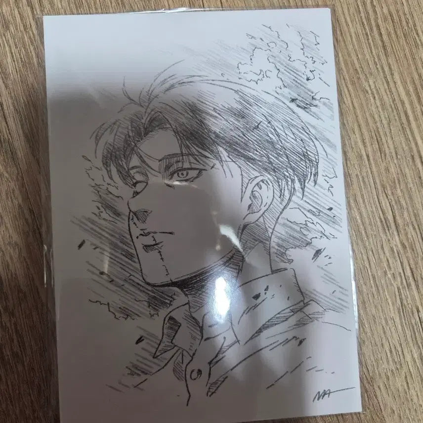 [BUNJANG] Attack on Titan Levi, Hanji, Erwin POB Postcard / 특전 진격의 거인 극장판 리바이,한지,엘빈 엽서