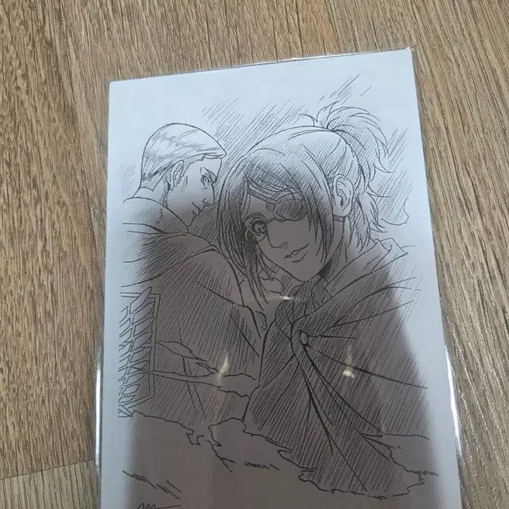 [BUNJANG] Attack on Titan Levi, Hanji, Erwin POB Postcard / 특전 진격의 거인 극장판 리바이,한지,엘빈 엽서