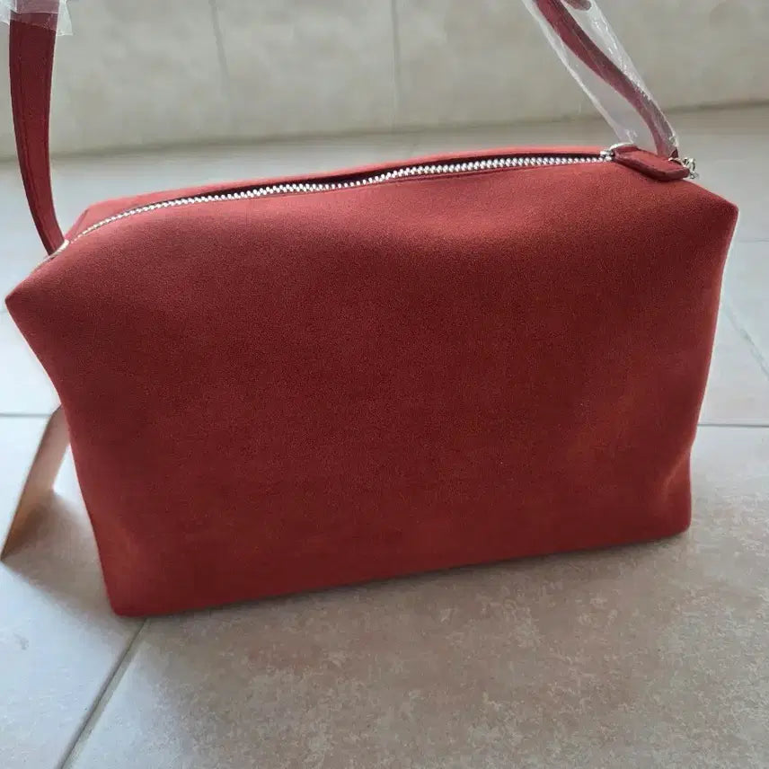 [BUNJANG] Untidy Bold Bag Vintage Red / 언타이디  볼드 백 스웨이드 빈티지 레드