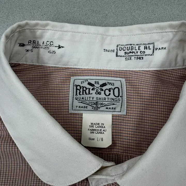 [BUNJANG] RRL Max Club Long Sleeve Dress Shirt (Size L) / 더블알엘 맥스클럽 롱스리브 드레스셔츠 16(L사이즈)