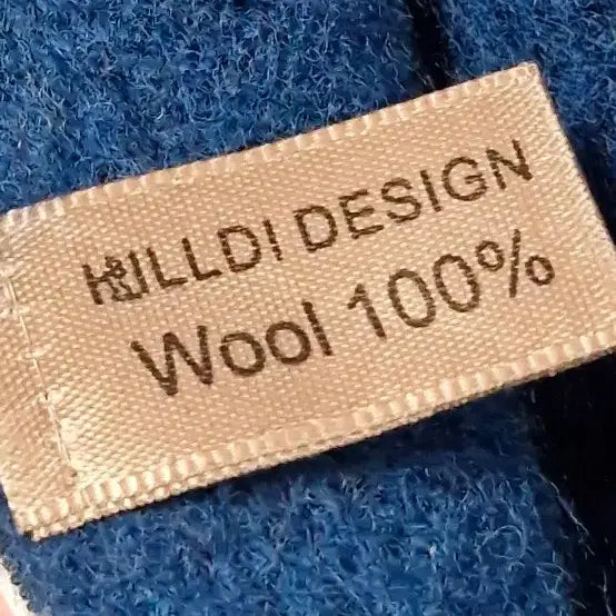 [BUNJANG] HILLDI DESIGN Wool Blue Cape / HILLDI DESIGN 100% 울  블루 케이프