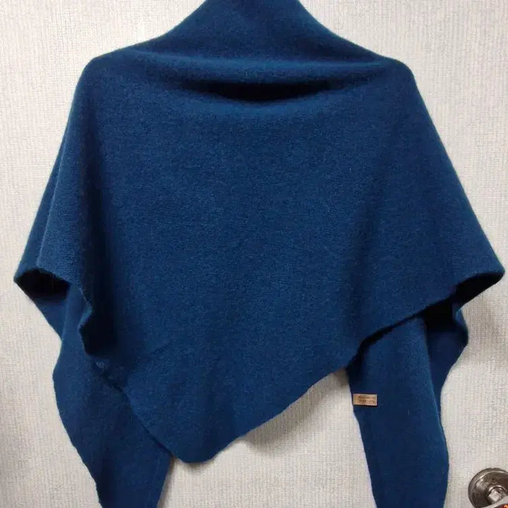 [BUNJANG] HILLDI DESIGN Wool Blue Cape / HILLDI DESIGN 100% 울  블루 케이프
