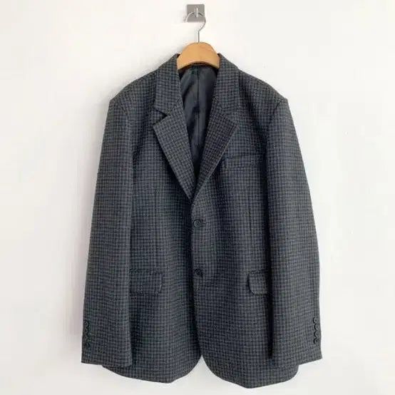 [BUNJANG] H.MODE Route Check Wool Jacket / 에이치모드 루트 체크 울 자켓(1회착)