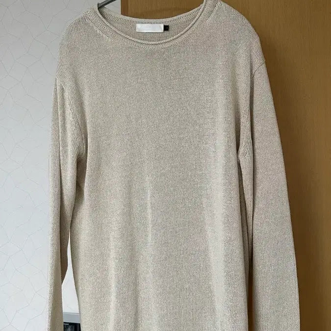 [BUNJANG] AMOMENTO 25ss Knit Sweater Ecru / 아모멘토 25ss 니트 에크루 새상품