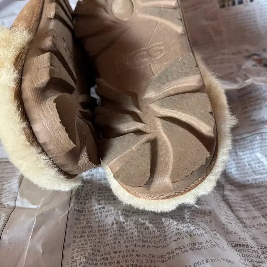 [BUNJANG] UGG Coquette Chestnut Mules / UGG 어그 코케트 털 슬리퍼 뮬 부츠 체스트넛 240