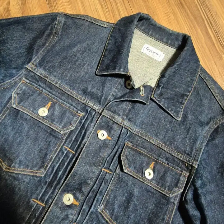 [BUNJANG] Covernat Raw Denim Jacket (95) / (95) 커버낫 생지데님 자켓 거의새제품