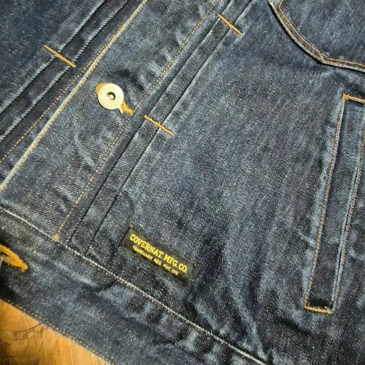 [BUNJANG] Covernat Raw Denim Jacket (95) / (95) 커버낫 생지데님 자켓 거의새제품