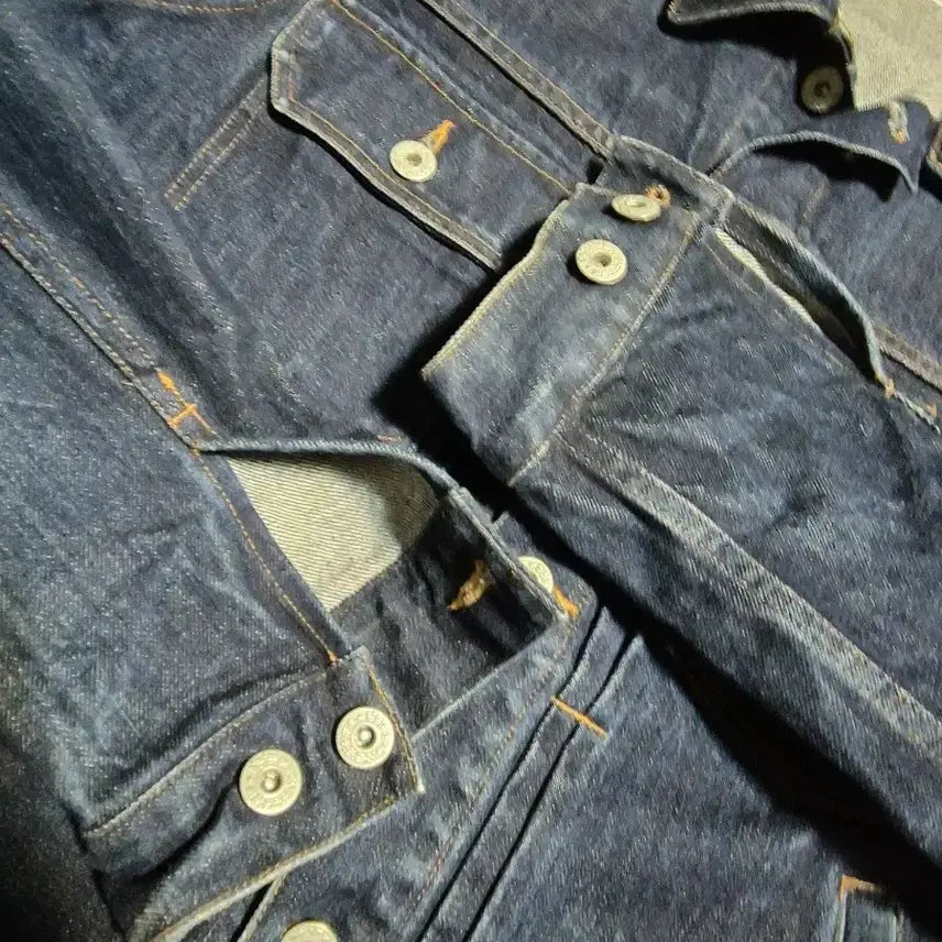 [BUNJANG] Covernat Raw Denim Jacket (95) / (95) 커버낫 생지데님 자켓 거의새제품