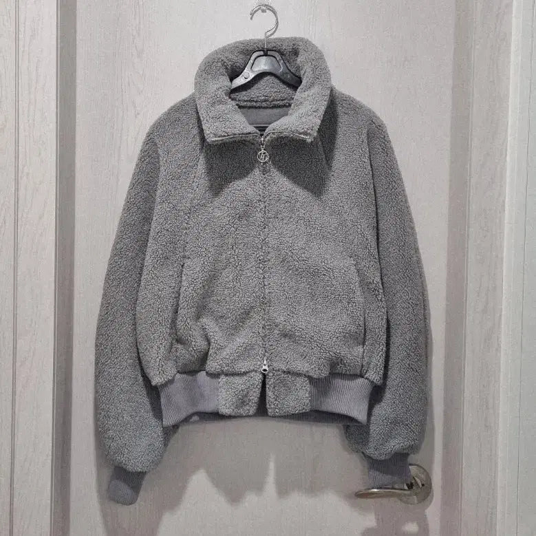 [BUNJANG] T. Maker Gray Fleece Jacket / 티메이커. 브랜드의 뽀글이 자켓
