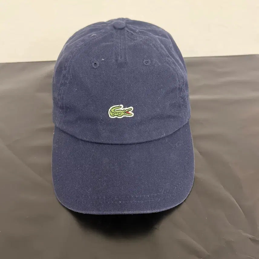 [SOLD OUT] 라코스테 네이비 스몰 로고 볼캡 모자 os