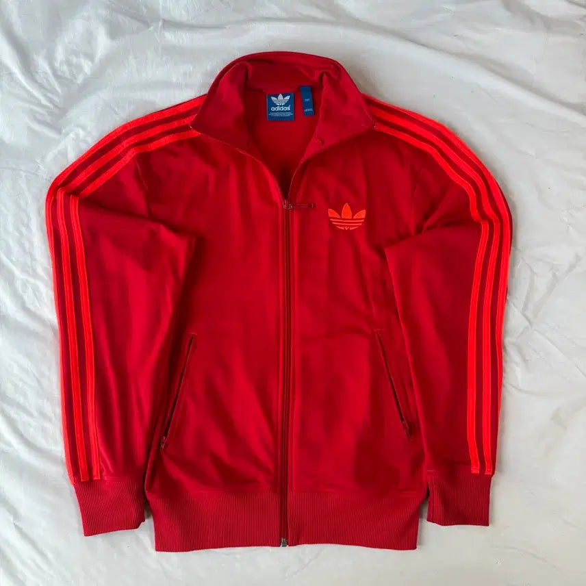 [BUNJANG] Adidas Firebird Orange Jersey (M) / 아디다스 파이어버드 오렌지 져지 M