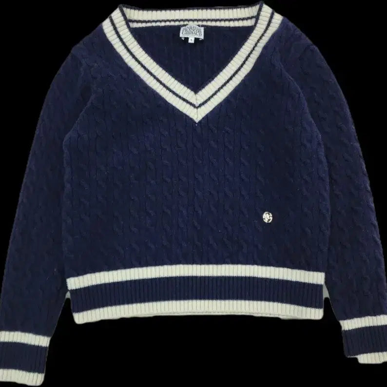 [BUNJANG] Marithe Francois Girbaud Cable Knit Sweater (Size S) / 마리떼 프랑소와 저버 케이블 니트(S)