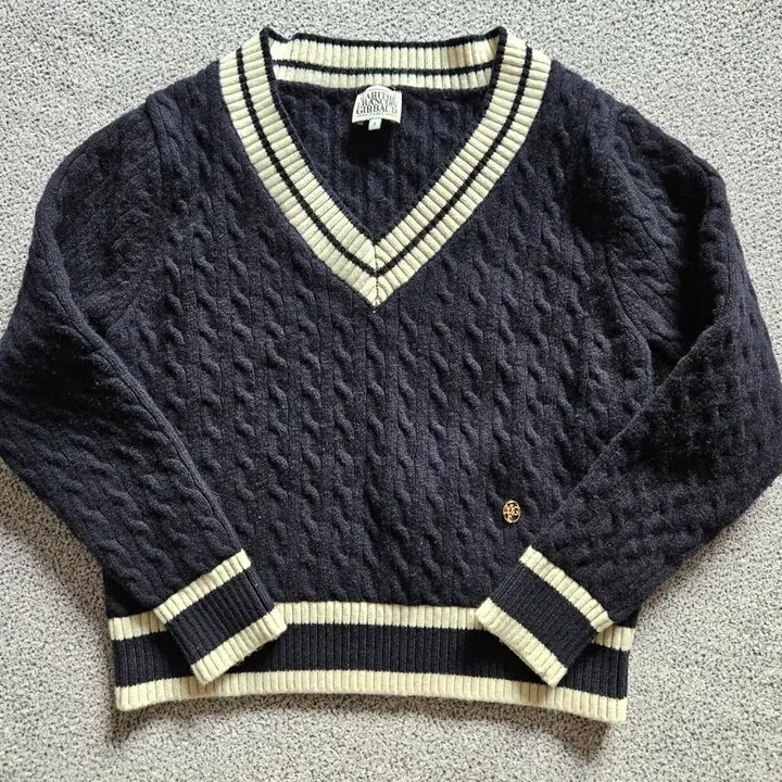 [BUNJANG] Marithe Francois Girbaud Cable Knit Sweater (Size S) / 마리떼 프랑소와 저버 케이블 니트(S)