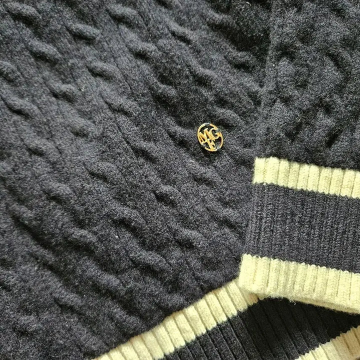 [BUNJANG] Marithe Francois Girbaud Cable Knit Sweater (Size S) / 마리떼 프랑소와 저버 케이블 니트(S)