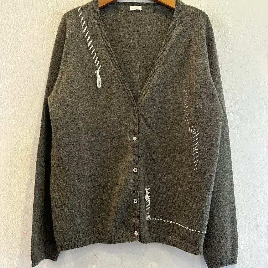 [BUNJANG] Nell Cashmere 100% Hand-Stitched Cardigan / 55~66) nell 캐시미어100 핸드스티치 가디건 판매합니다!