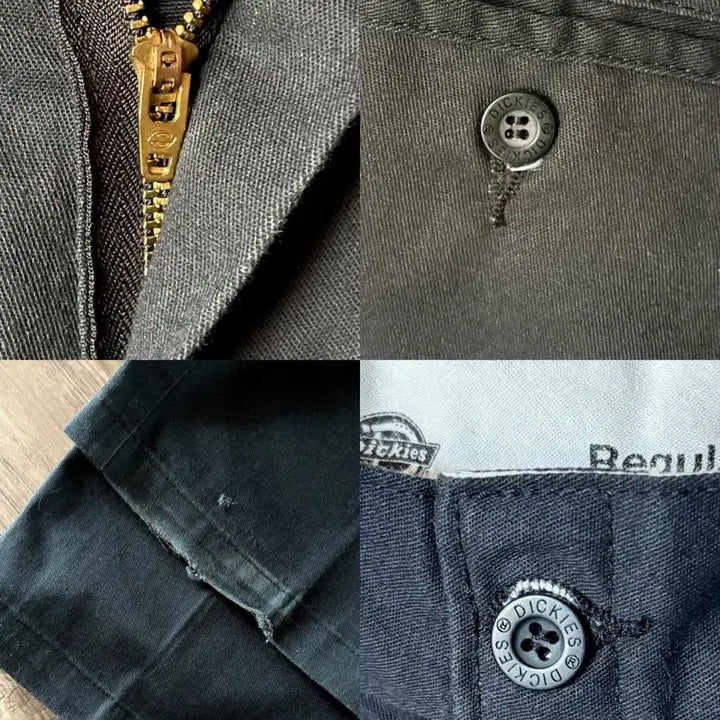 [BUNJANG] Dickies Regular Straight Cargo Pants / Dickies 블랙 카고 팬츠 (Regular Straight)