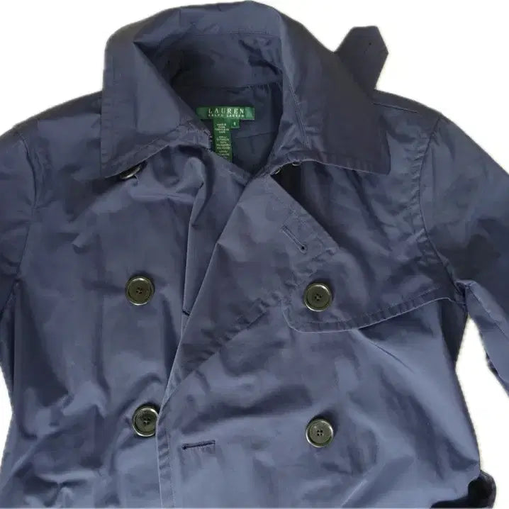 [BUNJANG] Ralph Lauren Navy Trench Coat / 랄프로렌 네이비 트렌치코트