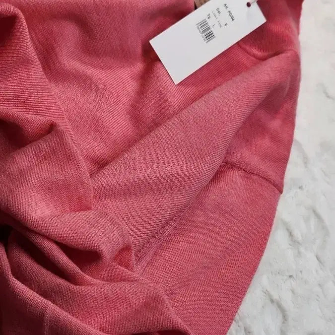 [BUNJANG] Saint-Germain Italian Knit Top / 쌩제르망 정품  이태리  반팔니트 목폴라 핑크/브라운/올리브 새상품