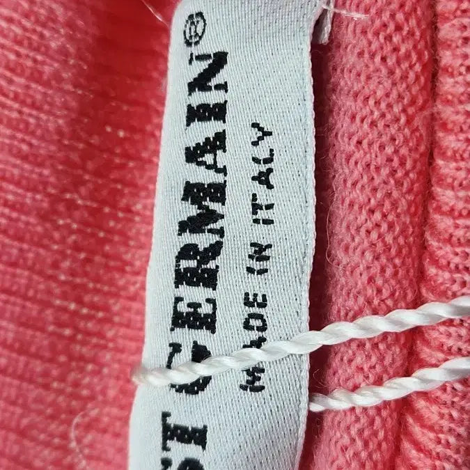 [BUNJANG] Saint-Germain Italian Knit Top / 쌩제르망 정품  이태리  반팔니트 목폴라 핑크/브라운/올리브 새상품