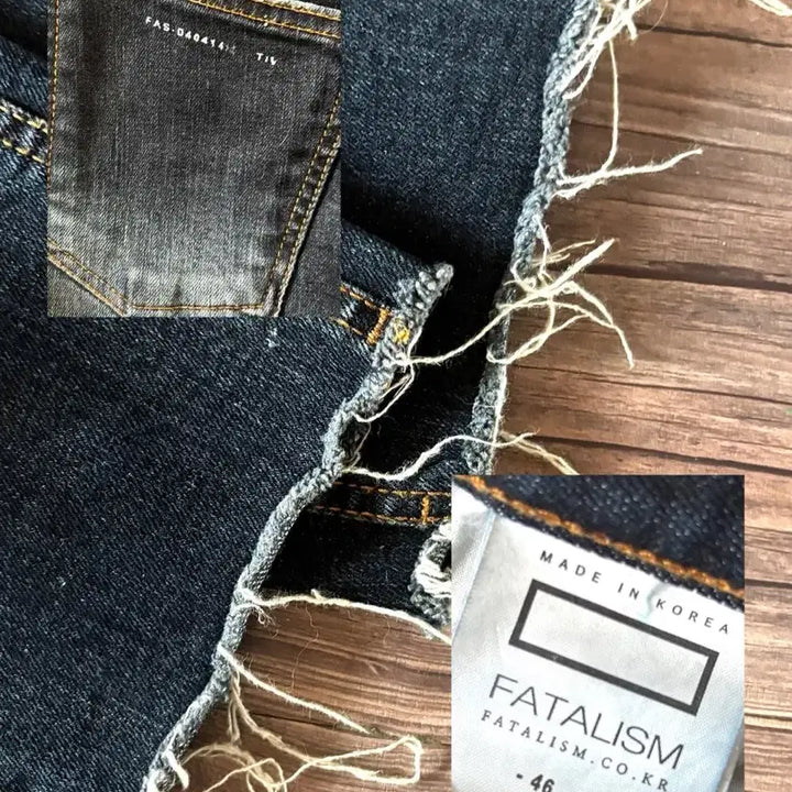 [BUNJANG] Fatalism Denim Pants / FATALISM 데님 팬츠