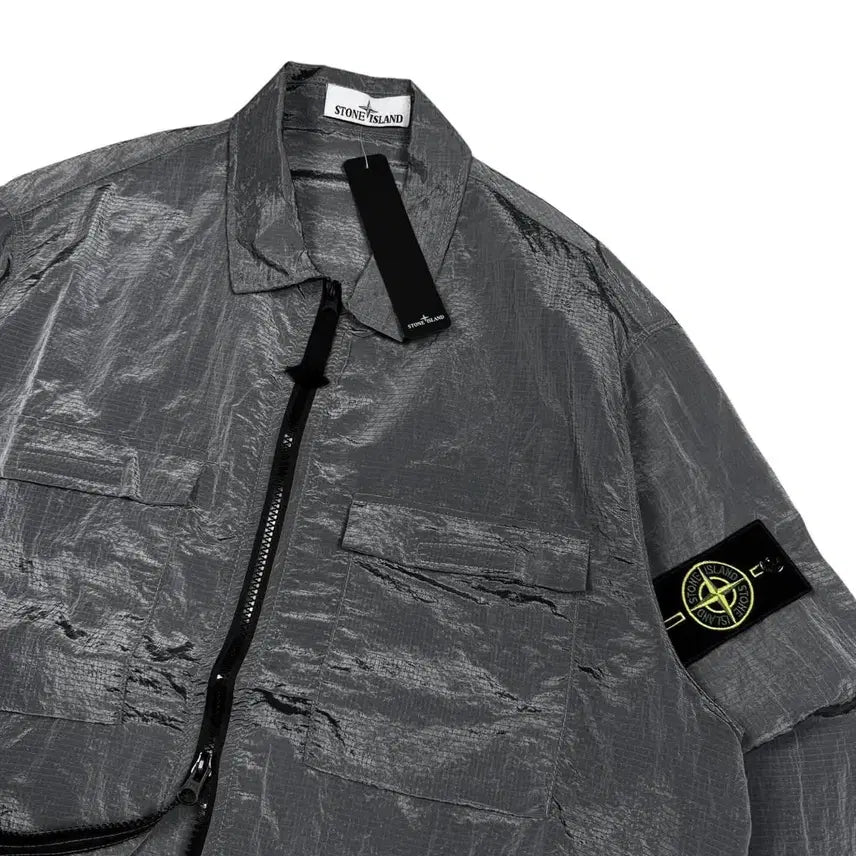 [BUNJANG] Stone Island Nylon Two-Pocket Windbreaker / 스톤아일랜드 나일론 투포켓 바람막이 새상품 xl 판매합니다~