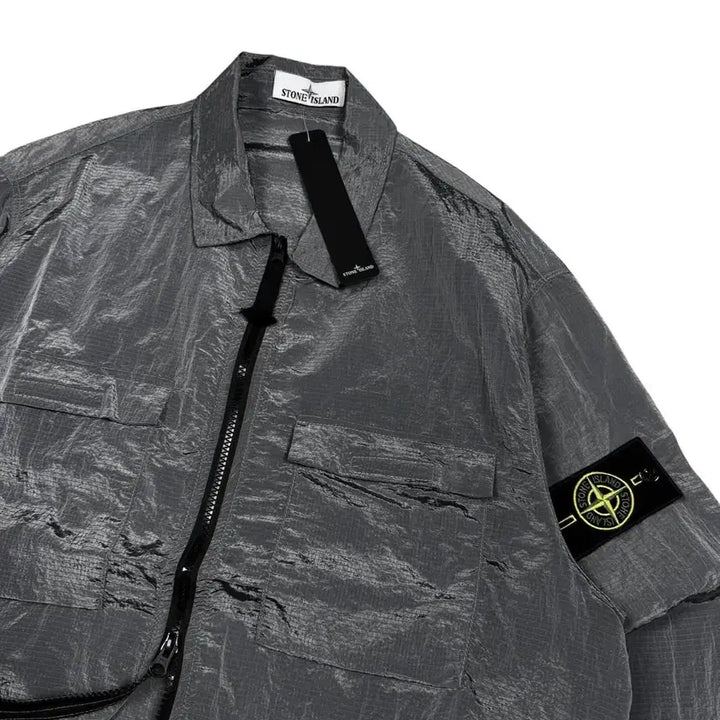 [BUNJANG] Stone Island Nylon Two-Pocket Windbreaker / 스톤아일랜드 나일론 투포켓 바람막이 새상품 xl 판매합니다~
