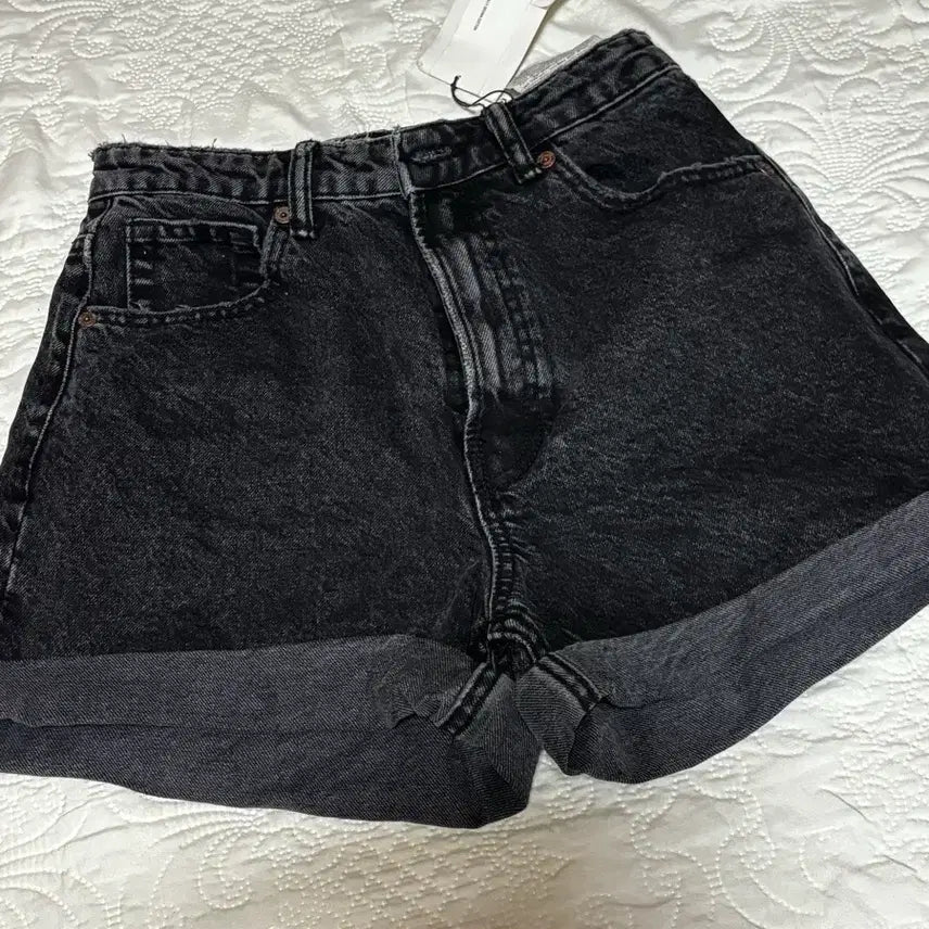 [BUNJANG] ZARA Black Denim Shorts / 자라 블랙 데님 반바지 새상품