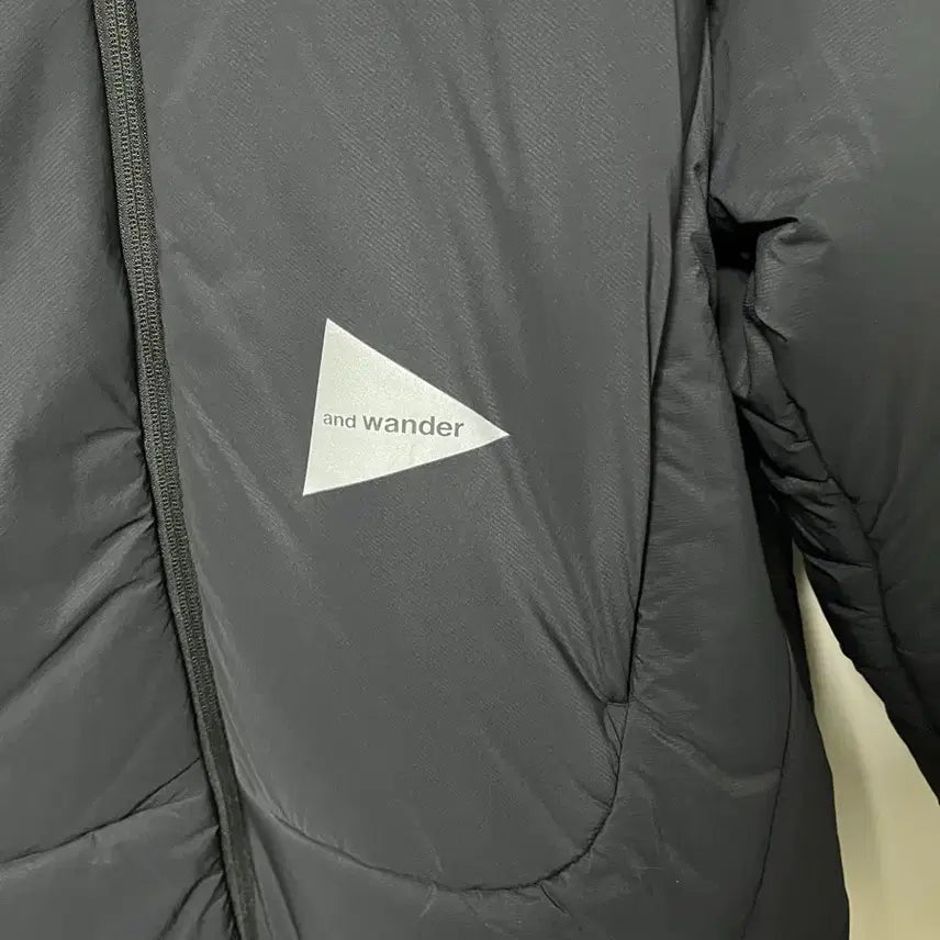 [BUNJANG] And Wander Top Fleece Coat Black L-XL / (새상품) 앤드원더 탑 플리스 코트 블랙 L-XL