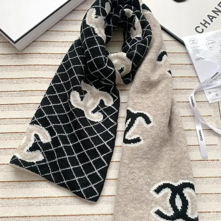 [BUNJANG] 샤넬 CC 로고 머플러 / 샤넬 CC 로고 머플러
