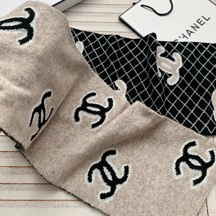 [BUNJANG] 샤넬 CC 로고 머플러 / 샤넬 CC 로고 머플러