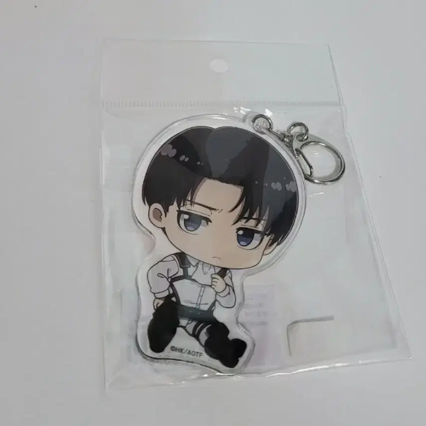 [BUNJANG] Attack on Titan Levi Acrylic Keyring / 진격의거인 리바이 페탄코 아크릴 키링 키홀더 굿즈 진격거