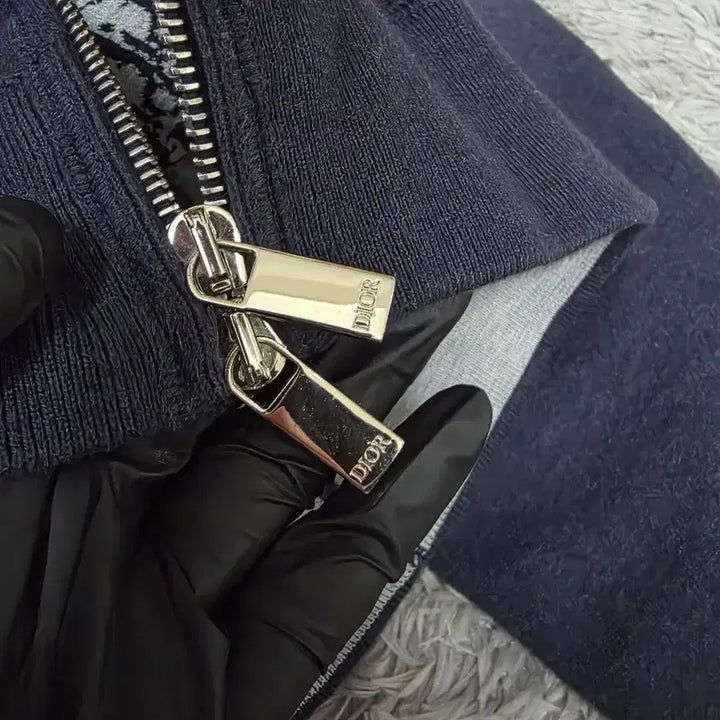 [BUNJANG] Dior Oblique Cashmere Hoodie Full Package / {클로젯}[M][풀구성]디올 캐시미어 오블리크 후드집업