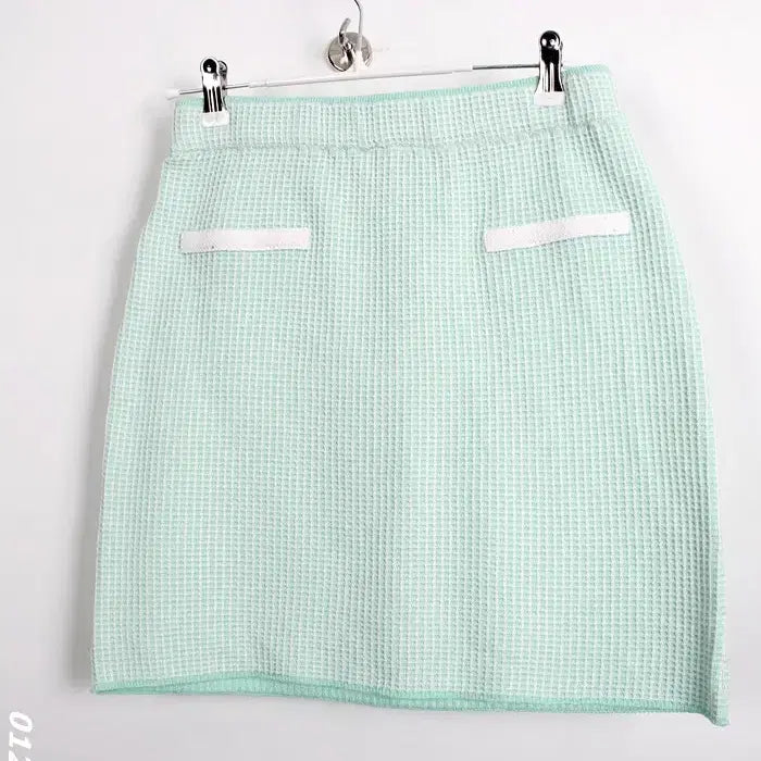 [BUNJANG] Mint Tweed Two-Piece Set / 여성F/ 수입 민트 트위드 상하세트