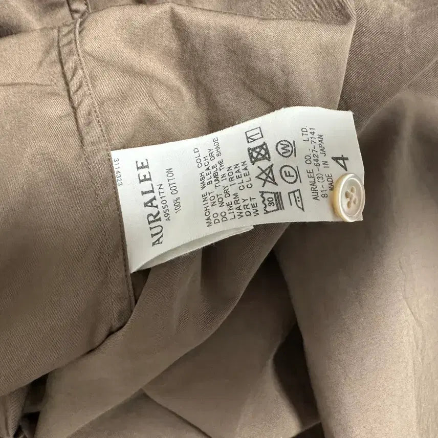 [BUNJANG] Auralee Shirt Size 4 / 오라리 셔츠 4 사이즈