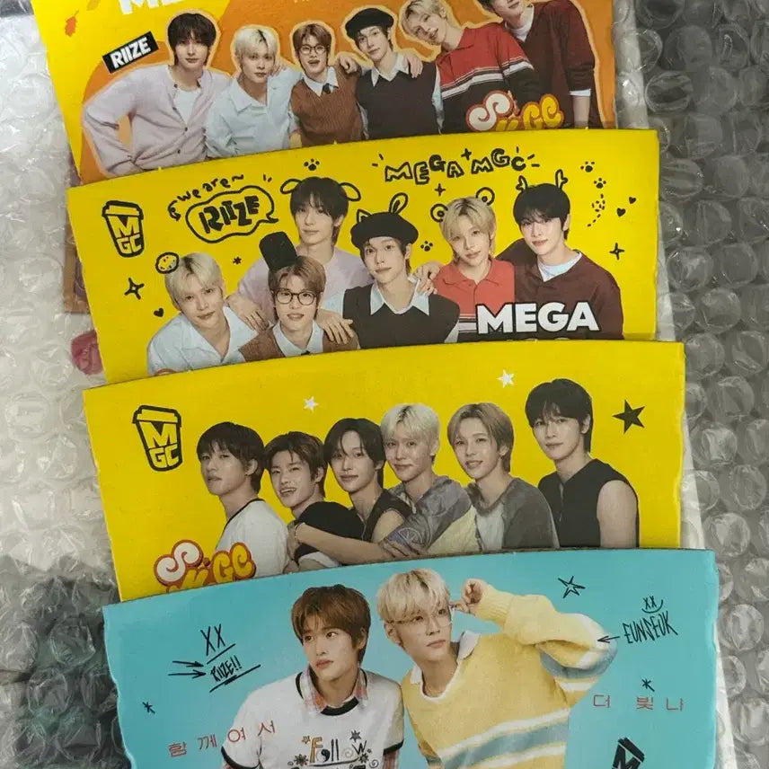 [BUNJANG] RIIZE Mega Coffee Photocard + Cup Holder / 라이즈 메가커피 포카+컵홀더