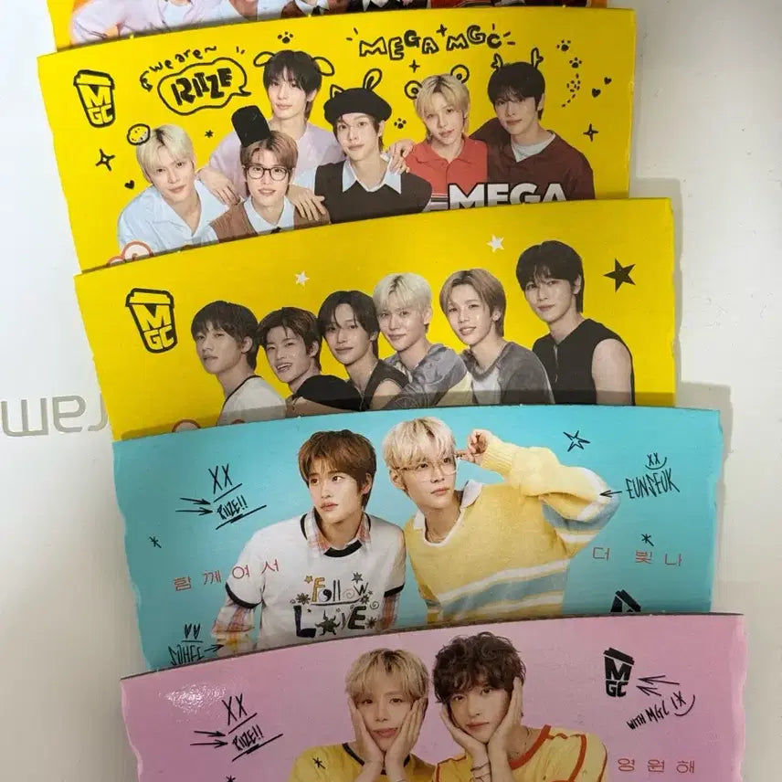 [BUNJANG] RIIZE Mega Coffee Photocard + Cup Holder / 라이즈 메가커피 포카+컵홀더