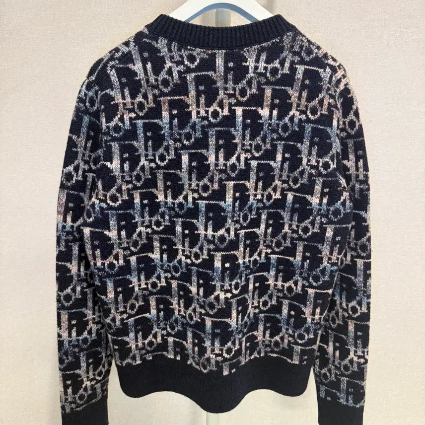 [BUNJANG] Dior Oblique Rainbow Wool Knit / 디올 오블리크 레인보우 울 니트