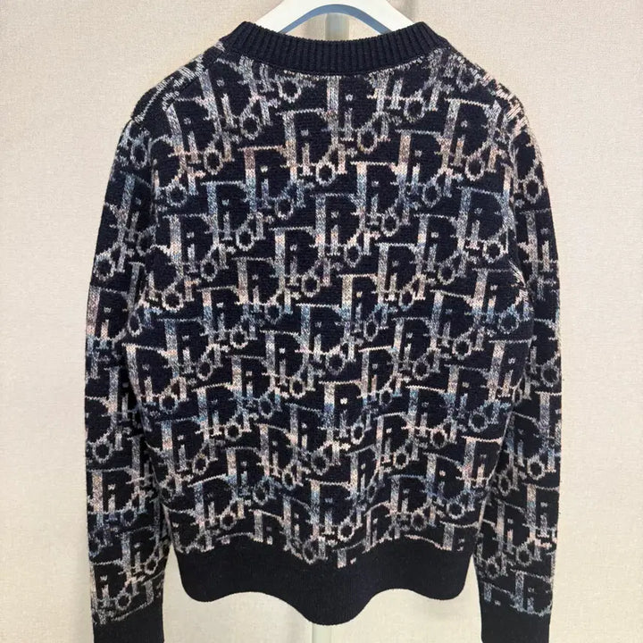 [BUNJANG] Dior Oblique Rainbow Wool Knit / 디올 오블리크 레인보우 울 니트